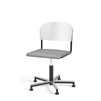 Stol Matte FSC gas Alu glidefot SS svart