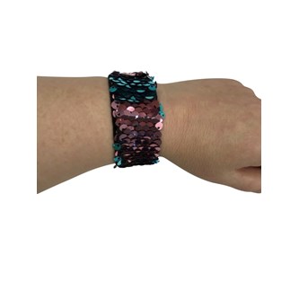 Fokusarmbånd paljetter 6 stk