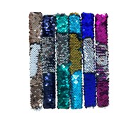 Fokusarmbånd paljetter 6 stk