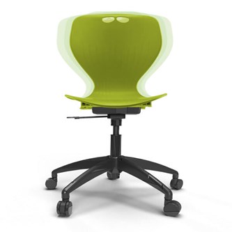 Stol Tarris 3D large gas 41-51 svart fotkryss m/hjul