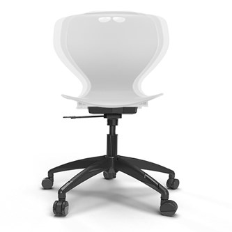 Stol Tarris 3D large gas 41-51 svart fotkryss m/hjul