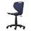 Stol Tarris large gas 41-54 svart fotkryss med hjul