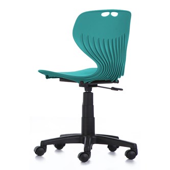 Stol Tarris large gas 41-54 svart fotkryss med hjul