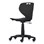 Stol Tarris large gas 41-54 svart fotkryss med hjul