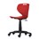 Stol Tarris Jr gas 35-43 svart fotkryss m/hjul