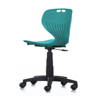 Stol Tarris Jr gas 35-43 svart fotkryss m/hjul