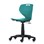 Stol Tarris Jr gas 35-43 svart fotkryss m/hjul