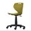 Stol Tarris Jr gas 35-43 svart fotkryss m/hjul