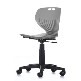Stol Tarris Jr gas 35-43 svart fotkryss m/hjul