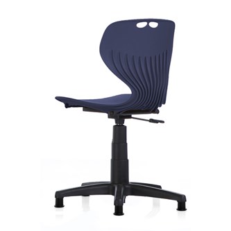 Stol Tarris Jr gas 35-43 svart fotkryss m/glidere