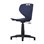 Stol Tarris Jr gas 35-43 svart fotkryss m/glidere