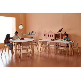 Bord Arcus HPL bjørk Ø 120cm