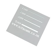 Akrylark til laserskjærer transparent 3 mm 5 stk