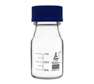 Reagensflaske 100 ml med blå kork