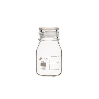 Reagensflaske 100 ml med blå kork