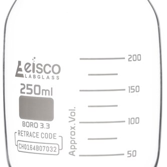 Reagensflaske 250 ml med blå kork