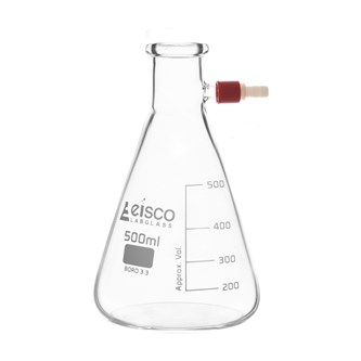 Filterflaske 500 ml borosilikat 2 stk