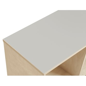 Kubus 4-rom hvitpigmentert med whiteboard