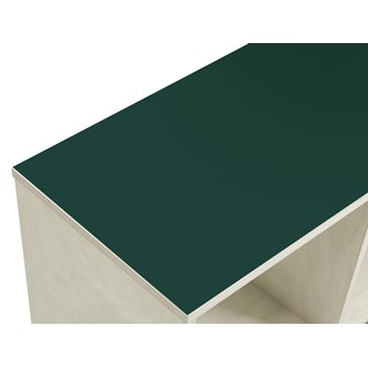 Kubus 9 rom hvitpigmentert  HT-topplate