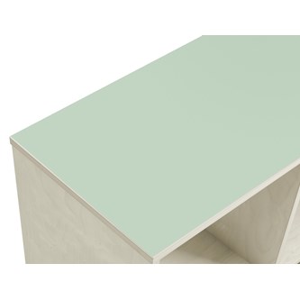 Kubus 9 rom hvitpigmentert  HT-topplate