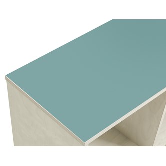 Kubus 9 rom hvitpigmentert  HT-topplate