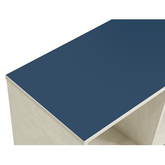 Kubus 9 rom hvitpigmentert  HT-topplate