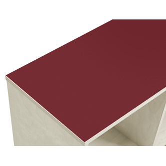 Kubus 9 rom hvitpigmentert  HT-topplate