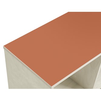 Kubus 9 rom hvitpigmentert  HT-topplate
