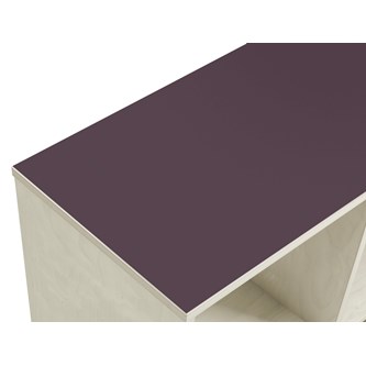 Kubus 9 rom hvitpigmentert  HT-topplate