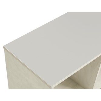 Kubus 9 rom hvitpigmentert  HT-topplate