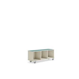 Kubus 3 rom hvitpigmentert  HT-topplate