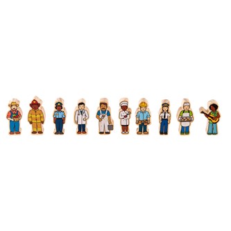 Yrkesfigurer i tre 10 stk