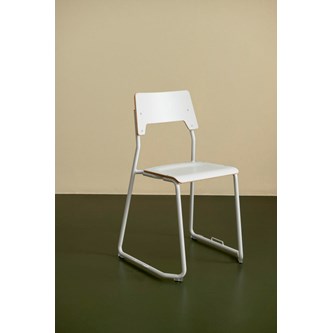 Stol Como FSC meie sh 45 cm medium sete sølv