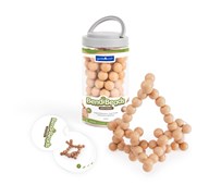 Fleksible kuler naturfarget