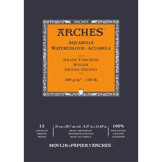Akvarellblokk Arches 300 g A4