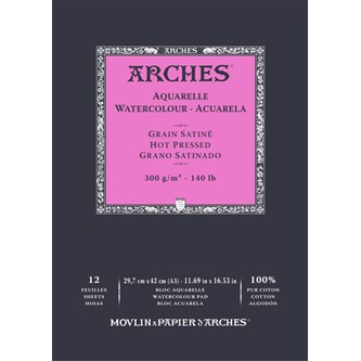 Akvarellblokk Arches 300 g A3