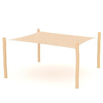ROBINIA kvadratisk solseil 1388