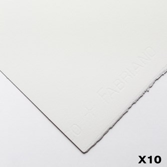 Akvarellpapir Fabriano 300 g 56x76 cm satengstruktur