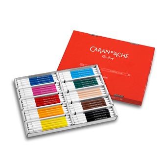 Tusjer Caran d'Ache klassesett