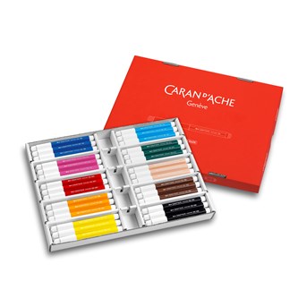 Tusjer Caran d'Ache broad klassesett
