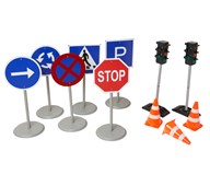 Trafikkskilt H70 cm 16 deler