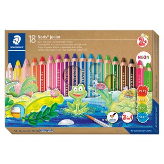 Fargeblyanter Staedtler Noris Jr 18 stk