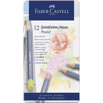 Akvarellfargeblyanter Faber Castell 12 stk