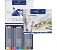 Akvarellfargeblyanter Faber Castell 24 stk