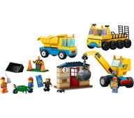 LEGO® City anleggsmaskiner og kran med rivningskule