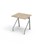 Bord Altudo FSC HT 70x60xh72 cm sølv