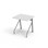 Bord Altudo FSC HT 70x60xh72 cm sølv