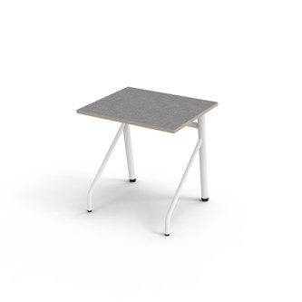 Bord Altudo akustikk linoleum 70x60xh72 cm hvit