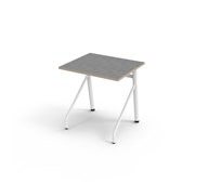 Bord Altudo akustikk linoleum 70x60xh72 cm hvit