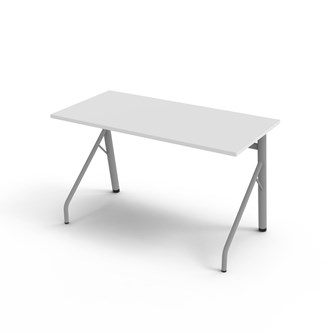 Bord Altudo FSC akustikklaminat 120x60xh72 cm sølv